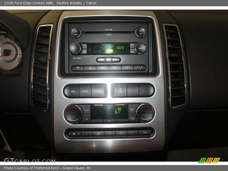 Redfire Metallic / Camel 2008 Ford Edge Limited AWD