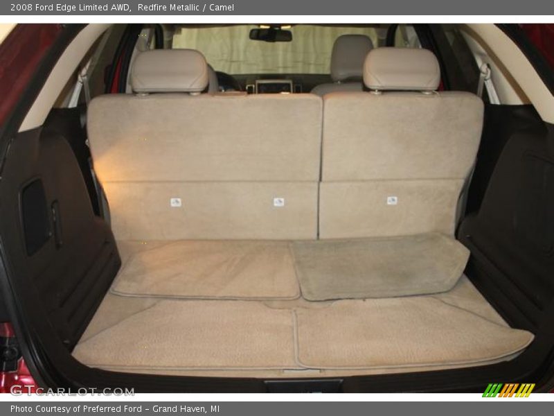 Redfire Metallic / Camel 2008 Ford Edge Limited AWD