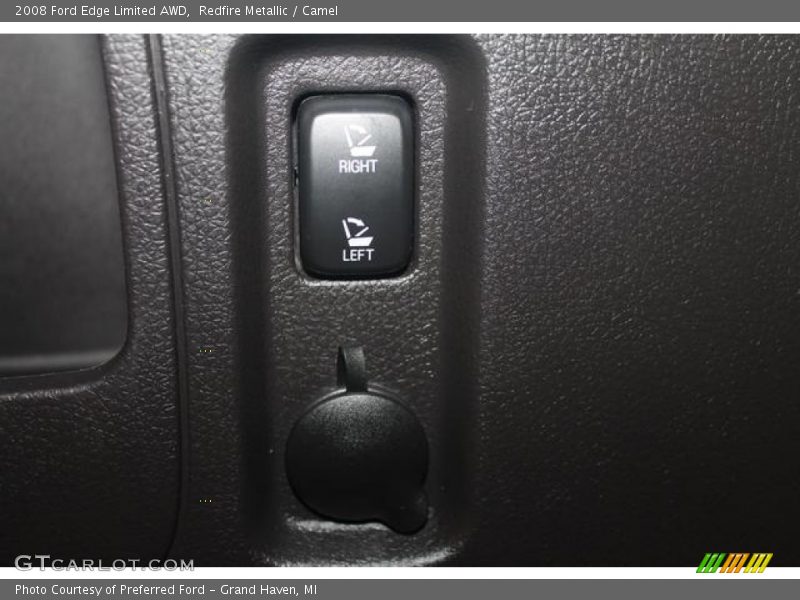 Redfire Metallic / Camel 2008 Ford Edge Limited AWD