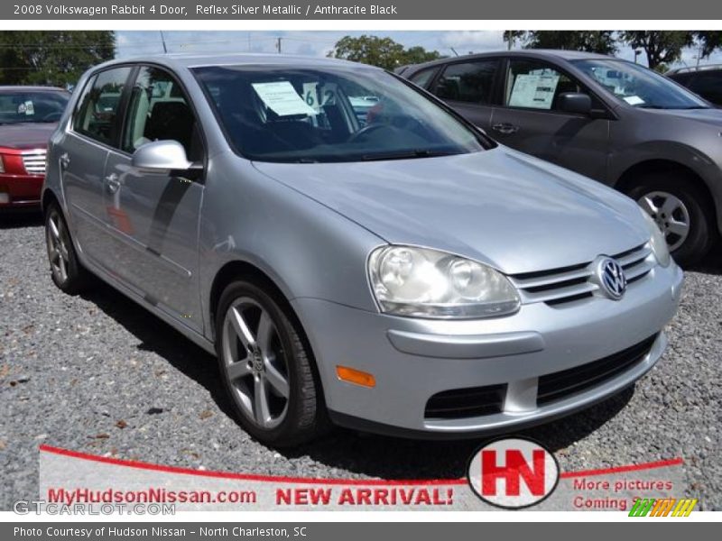 Reflex Silver Metallic / Anthracite Black 2008 Volkswagen Rabbit 4 Door