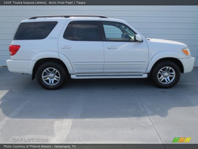 Arctic Frost Pearl / Taupe 2005 Toyota Sequoia Limited