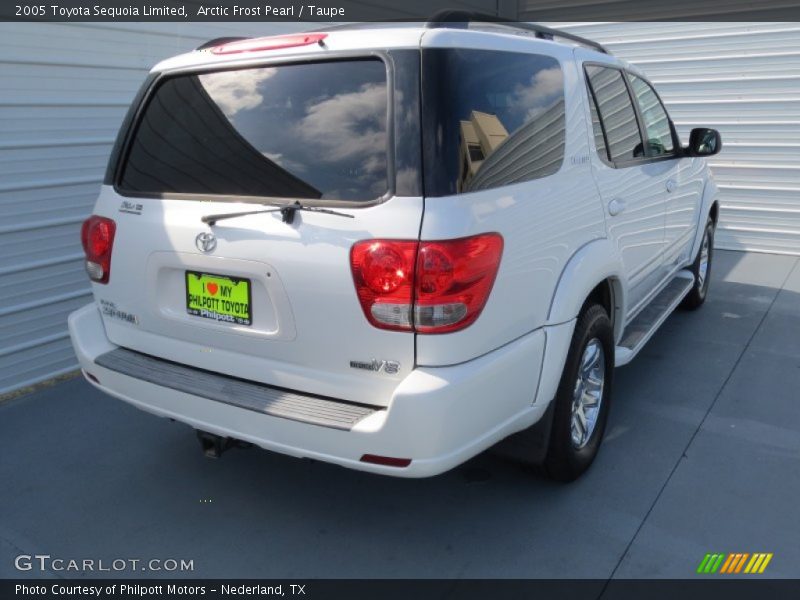 Arctic Frost Pearl / Taupe 2005 Toyota Sequoia Limited