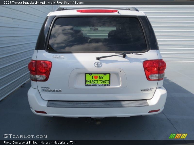 Arctic Frost Pearl / Taupe 2005 Toyota Sequoia Limited