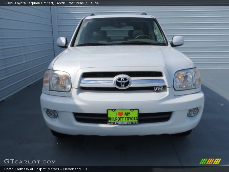 Arctic Frost Pearl / Taupe 2005 Toyota Sequoia Limited