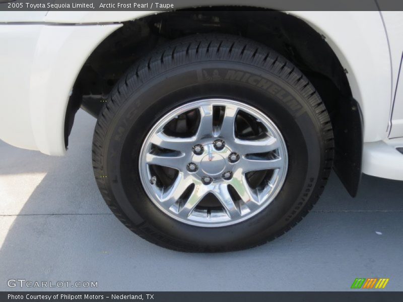 Arctic Frost Pearl / Taupe 2005 Toyota Sequoia Limited