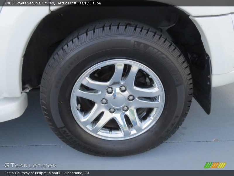 Arctic Frost Pearl / Taupe 2005 Toyota Sequoia Limited