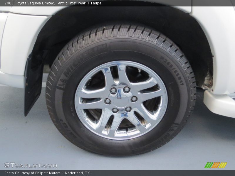 Arctic Frost Pearl / Taupe 2005 Toyota Sequoia Limited