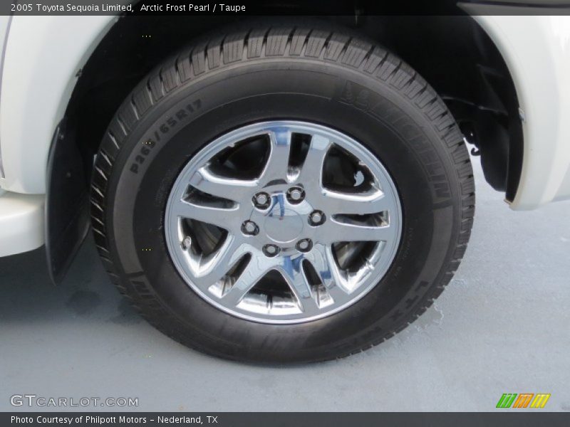 Arctic Frost Pearl / Taupe 2005 Toyota Sequoia Limited