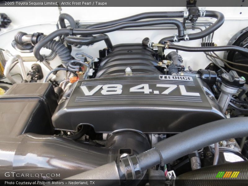 Arctic Frost Pearl / Taupe 2005 Toyota Sequoia Limited