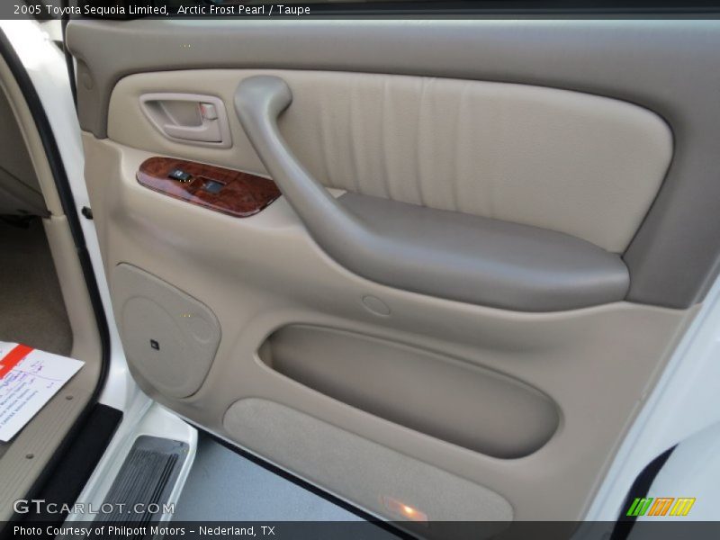 Arctic Frost Pearl / Taupe 2005 Toyota Sequoia Limited