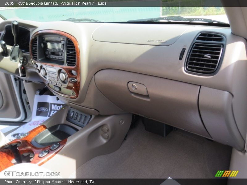 Arctic Frost Pearl / Taupe 2005 Toyota Sequoia Limited
