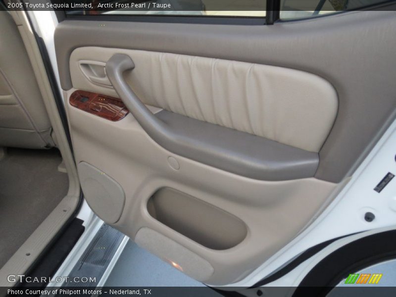 Arctic Frost Pearl / Taupe 2005 Toyota Sequoia Limited