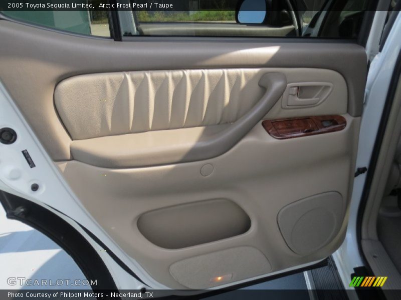 Arctic Frost Pearl / Taupe 2005 Toyota Sequoia Limited