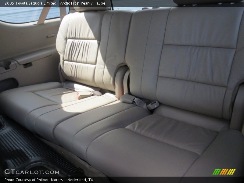 Arctic Frost Pearl / Taupe 2005 Toyota Sequoia Limited