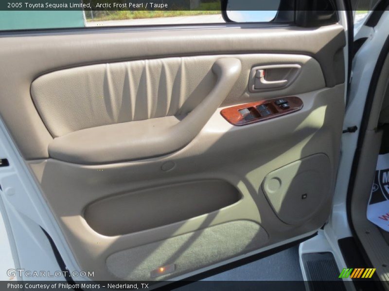 Arctic Frost Pearl / Taupe 2005 Toyota Sequoia Limited