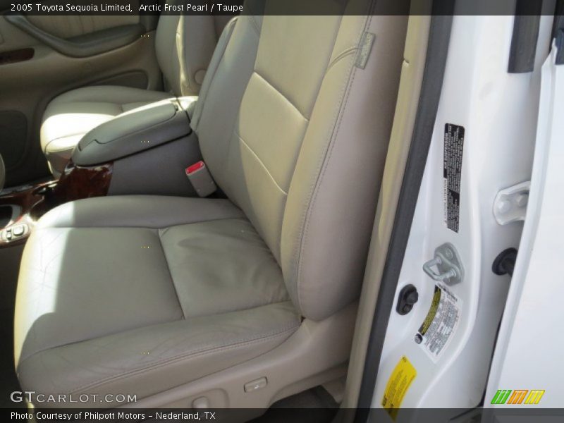 Arctic Frost Pearl / Taupe 2005 Toyota Sequoia Limited