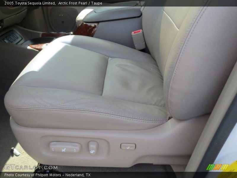Arctic Frost Pearl / Taupe 2005 Toyota Sequoia Limited