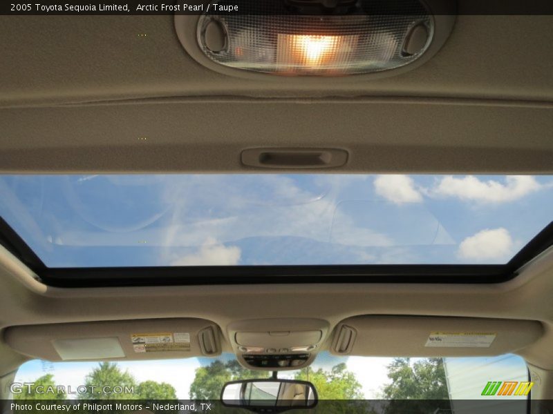 Arctic Frost Pearl / Taupe 2005 Toyota Sequoia Limited
