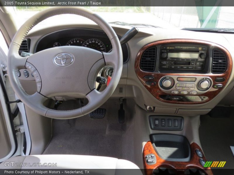 Arctic Frost Pearl / Taupe 2005 Toyota Sequoia Limited