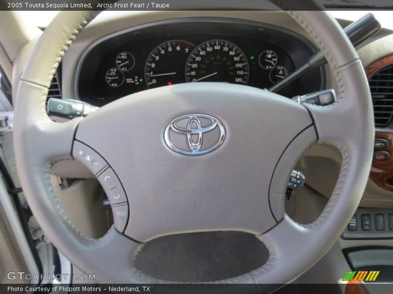 Arctic Frost Pearl / Taupe 2005 Toyota Sequoia Limited
