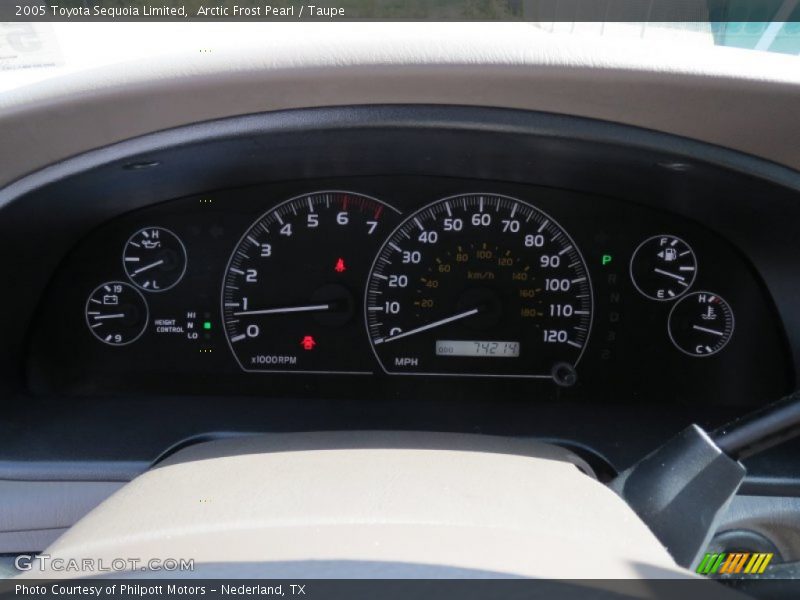 Arctic Frost Pearl / Taupe 2005 Toyota Sequoia Limited