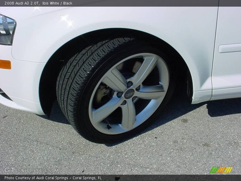 Ibis White / Black 2008 Audi A3 2.0T
