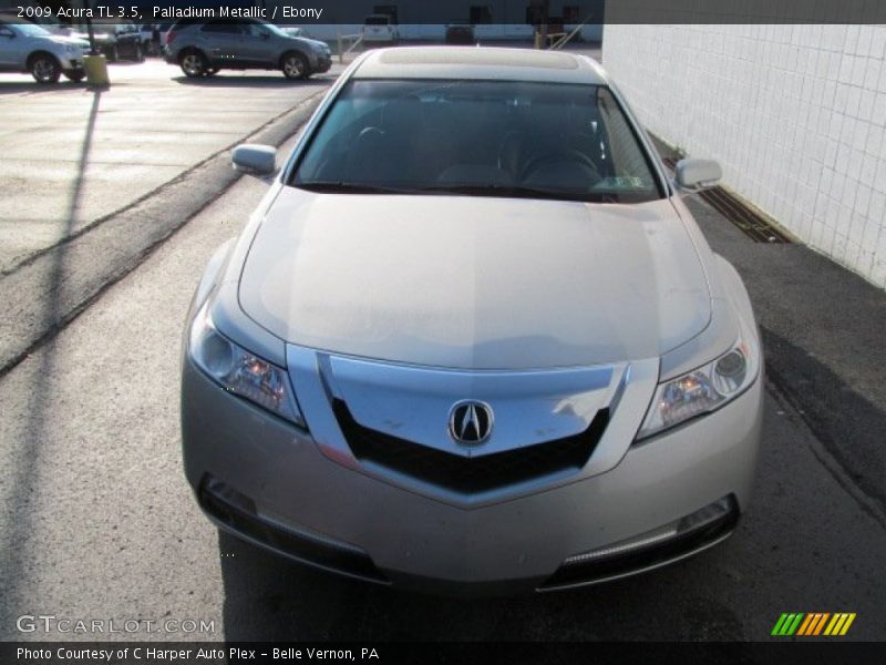 Palladium Metallic / Ebony 2009 Acura TL 3.5