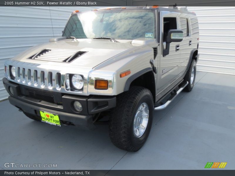 Pewter Metallic / Ebony Black 2005 Hummer H2 SUV