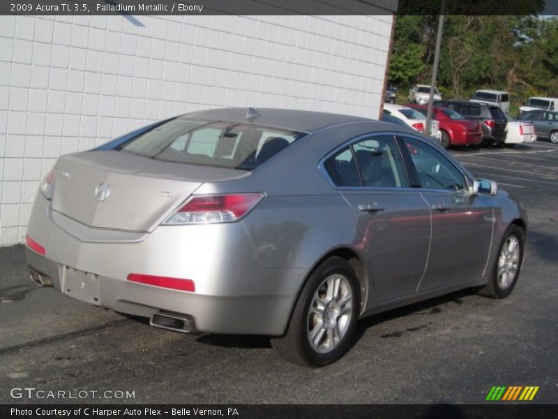 Palladium Metallic / Ebony 2009 Acura TL 3.5