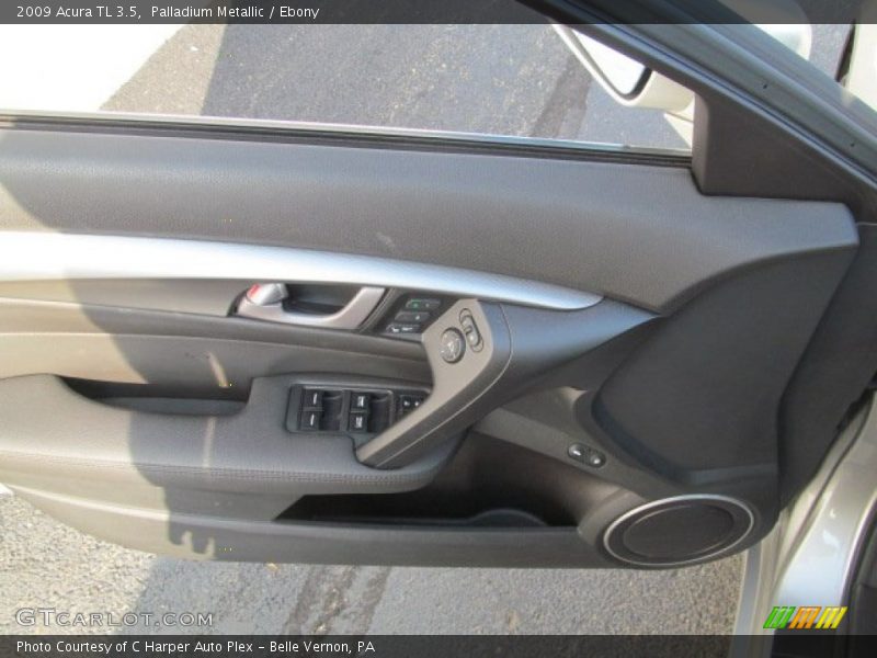 Palladium Metallic / Ebony 2009 Acura TL 3.5