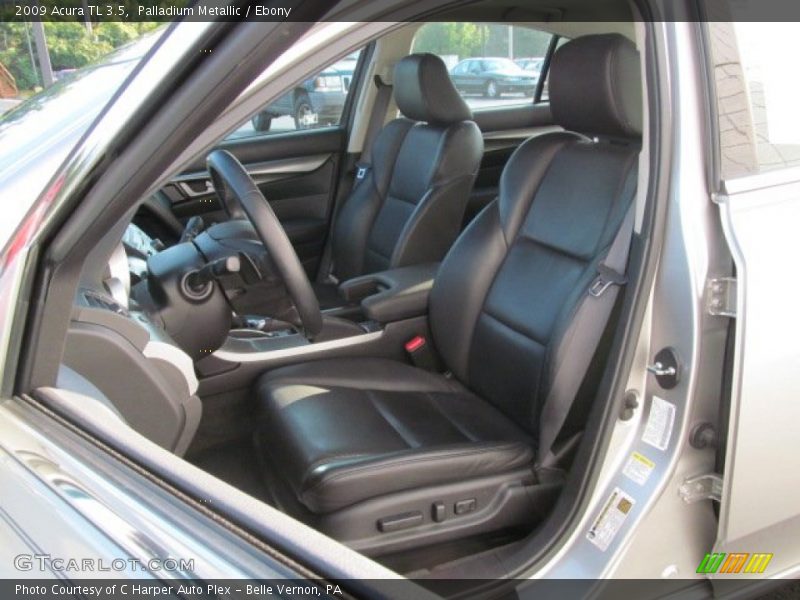 Palladium Metallic / Ebony 2009 Acura TL 3.5