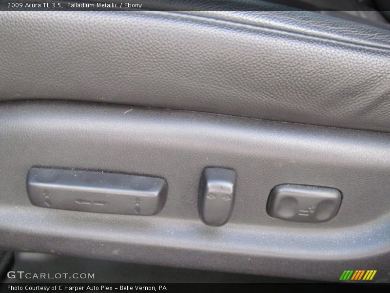 Palladium Metallic / Ebony 2009 Acura TL 3.5