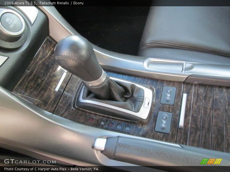 Palladium Metallic / Ebony 2009 Acura TL 3.5