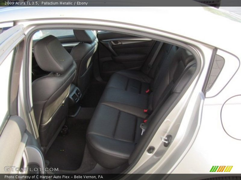 Palladium Metallic / Ebony 2009 Acura TL 3.5
