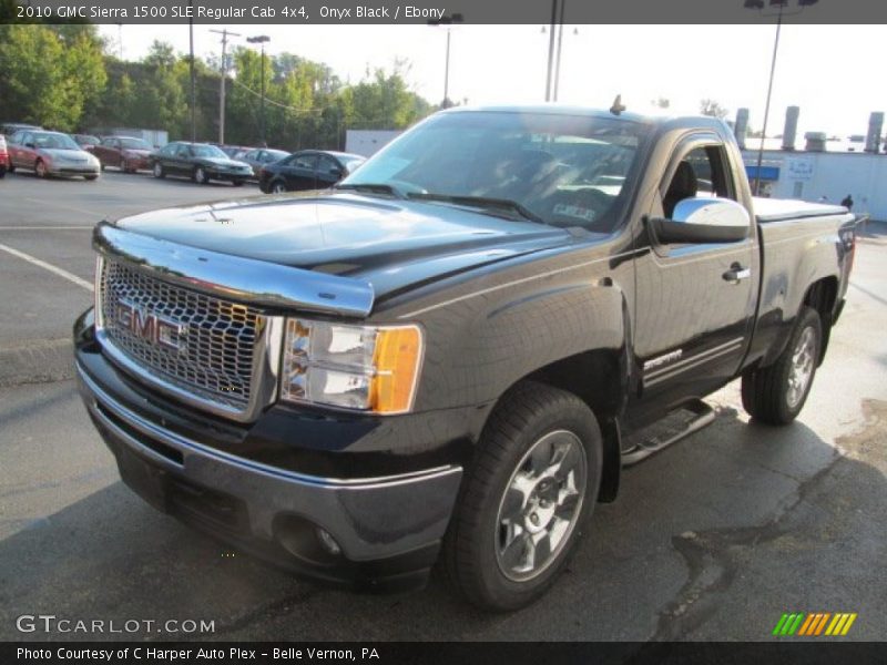 Onyx Black / Ebony 2010 GMC Sierra 1500 SLE Regular Cab 4x4