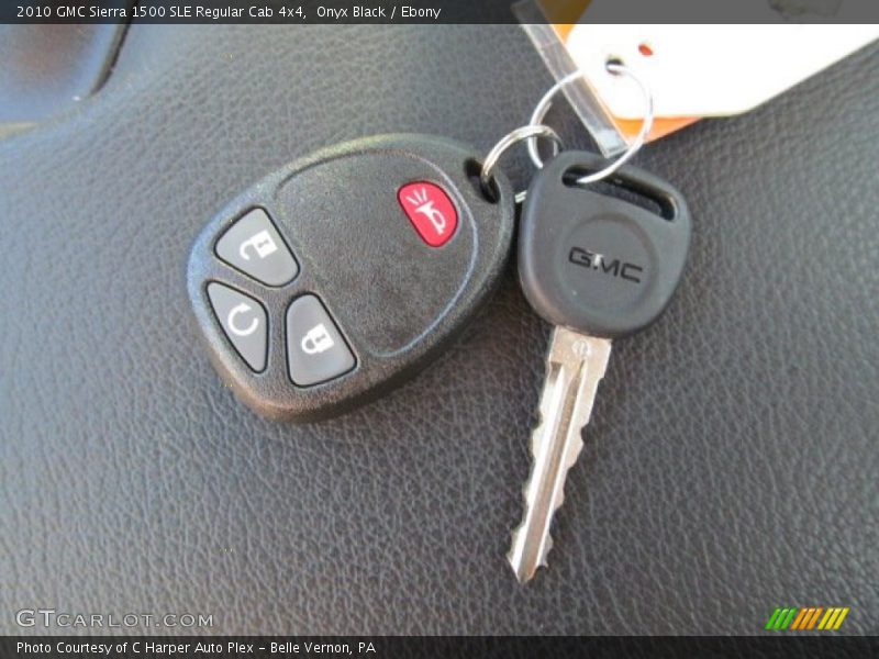 Keys of 2010 Sierra 1500 SLE Regular Cab 4x4