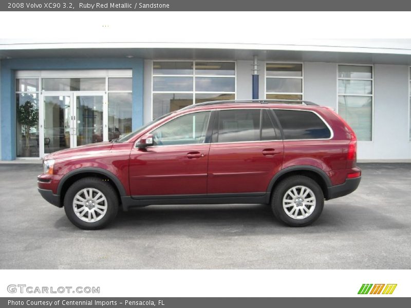 Ruby Red Metallic / Sandstone 2008 Volvo XC90 3.2