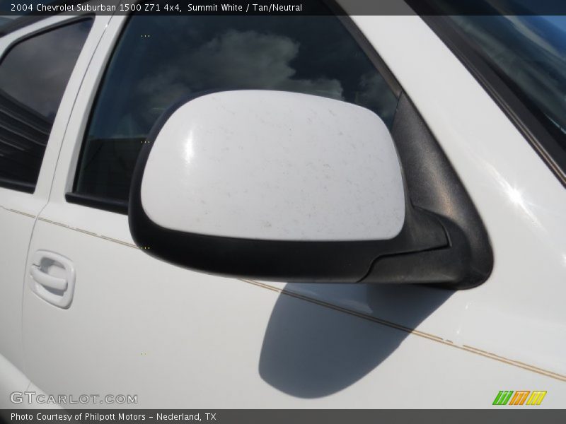Summit White / Tan/Neutral 2004 Chevrolet Suburban 1500 Z71 4x4