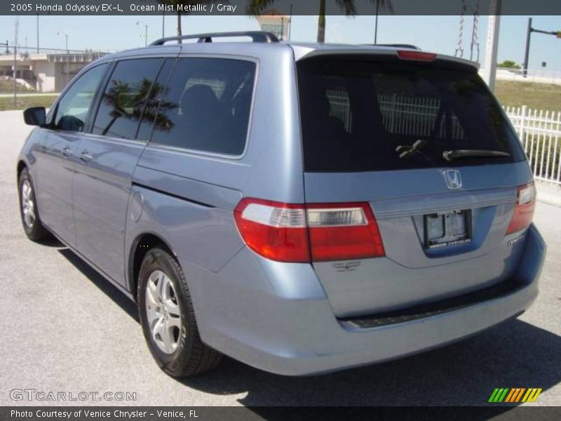 Ocean Mist Metallic / Gray 2005 Honda Odyssey EX-L