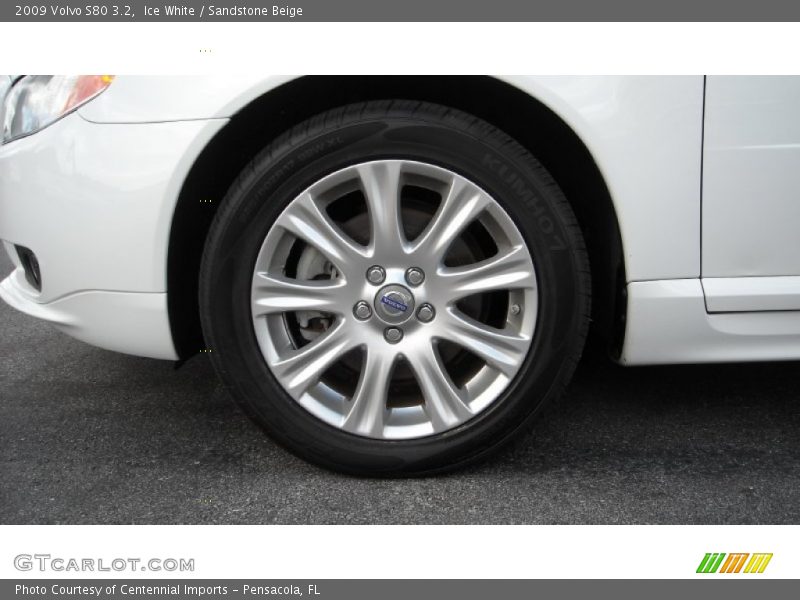 Ice White / Sandstone Beige 2009 Volvo S80 3.2