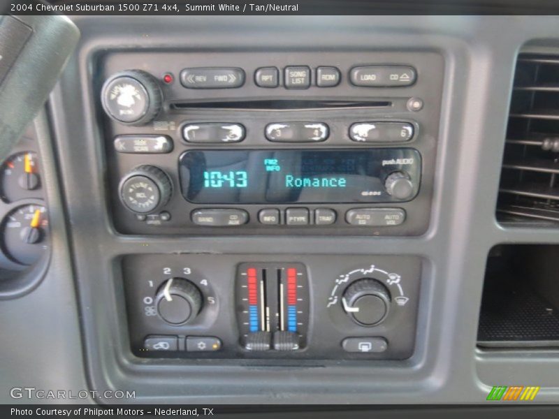Summit White / Tan/Neutral 2004 Chevrolet Suburban 1500 Z71 4x4