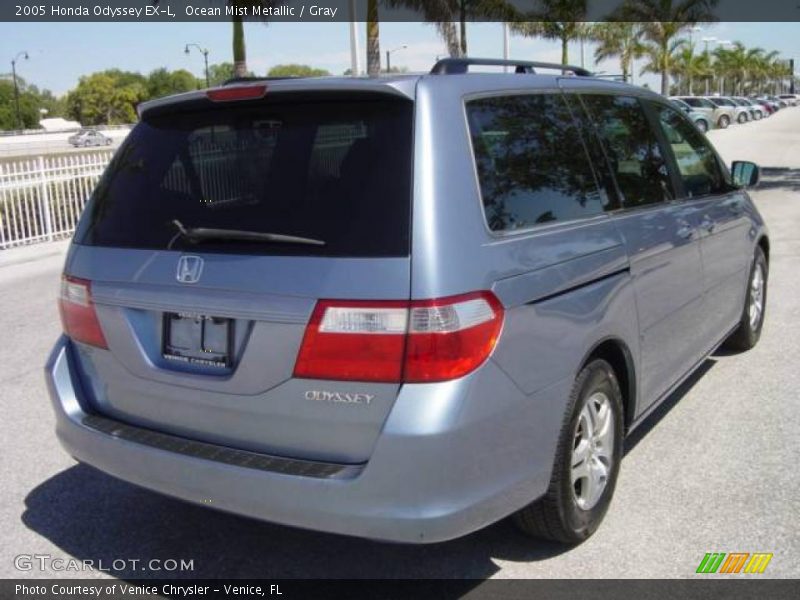 Ocean Mist Metallic / Gray 2005 Honda Odyssey EX-L
