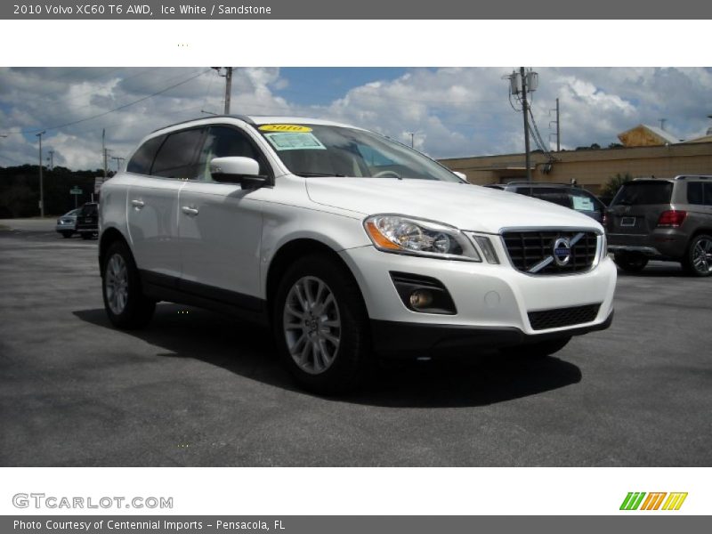 Ice White / Sandstone 2010 Volvo XC60 T6 AWD