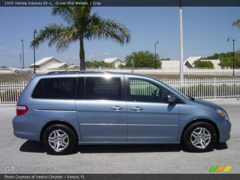 Ocean Mist Metallic / Gray 2005 Honda Odyssey EX-L