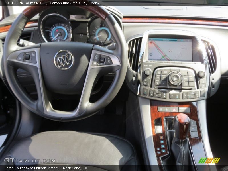 Carbon Black Metallic / Ebony 2011 Buick LaCrosse CXS