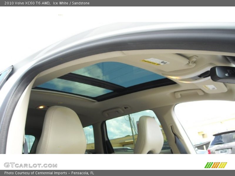 Ice White / Sandstone 2010 Volvo XC60 T6 AWD