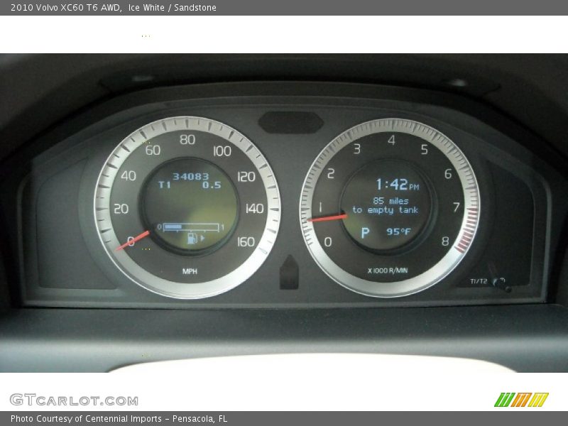 Ice White / Sandstone 2010 Volvo XC60 T6 AWD