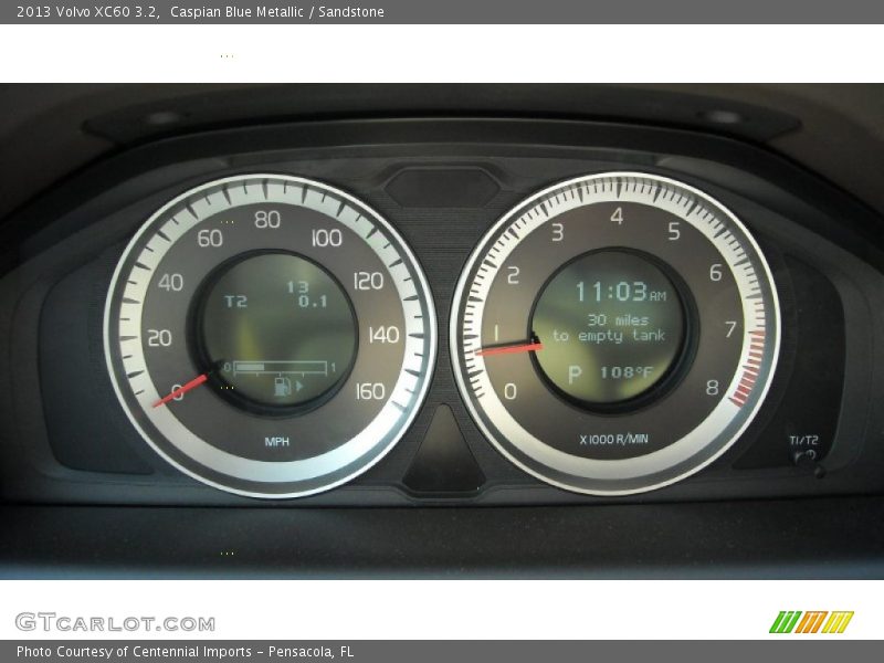 Caspian Blue Metallic / Sandstone 2013 Volvo XC60 3.2