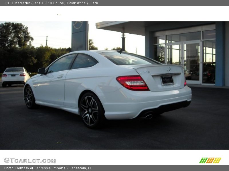 Polar White / Black 2013 Mercedes-Benz C 250 Coupe