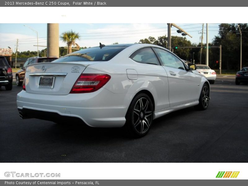 Polar White / Black 2013 Mercedes-Benz C 250 Coupe